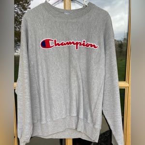 Champion Men Medium Pullover Sweatshirt